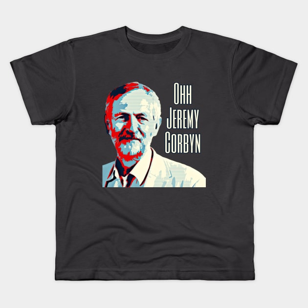 Ohh Jeremy Corbyn Kids T-Shirt by RainbowRetro